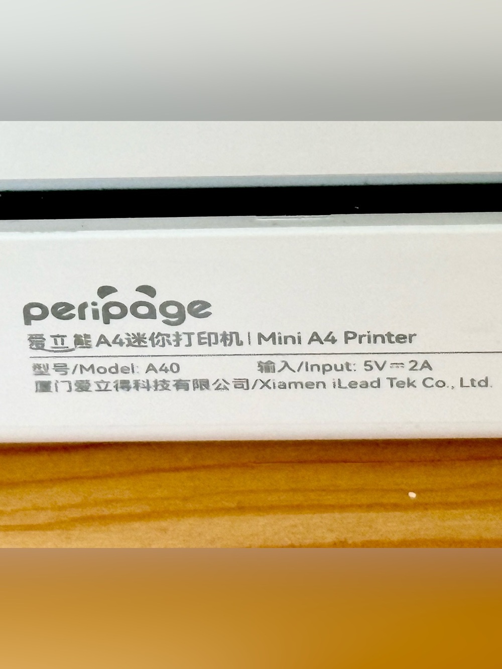 PeriPage Inkless Printer, Gray - Picture 3 of 6